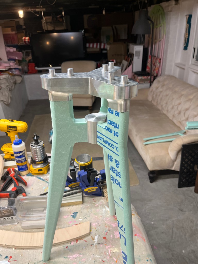 test fitting aluminum with the foam.